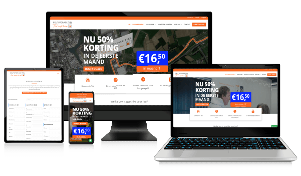 Website laten maken - Selfstorage Tiel