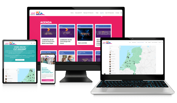 Website laten maken - CVT Zangdocenten