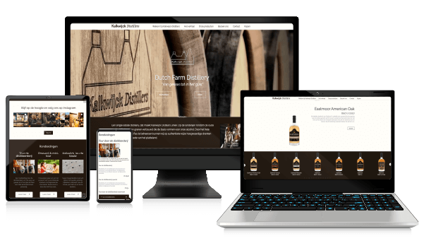 Websihop laten maken - Kalkwijck Distillers