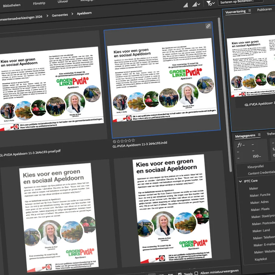 GroenLinks-PvdA – lokale campagne-uitingen door Bootspat Lokale campagne-uitingen voor GroenLinks-PvdA, geproduceerd door Bootspat.